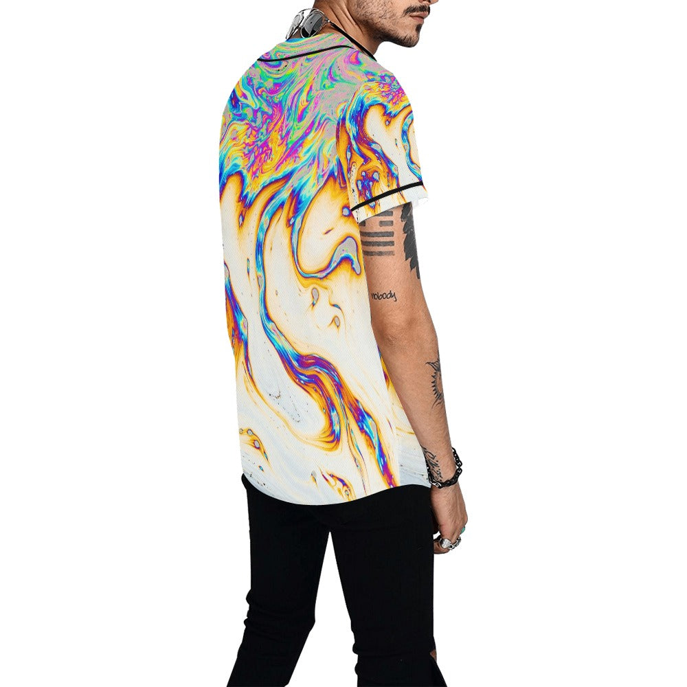 Mind Thinking Men's Baseball Jersey