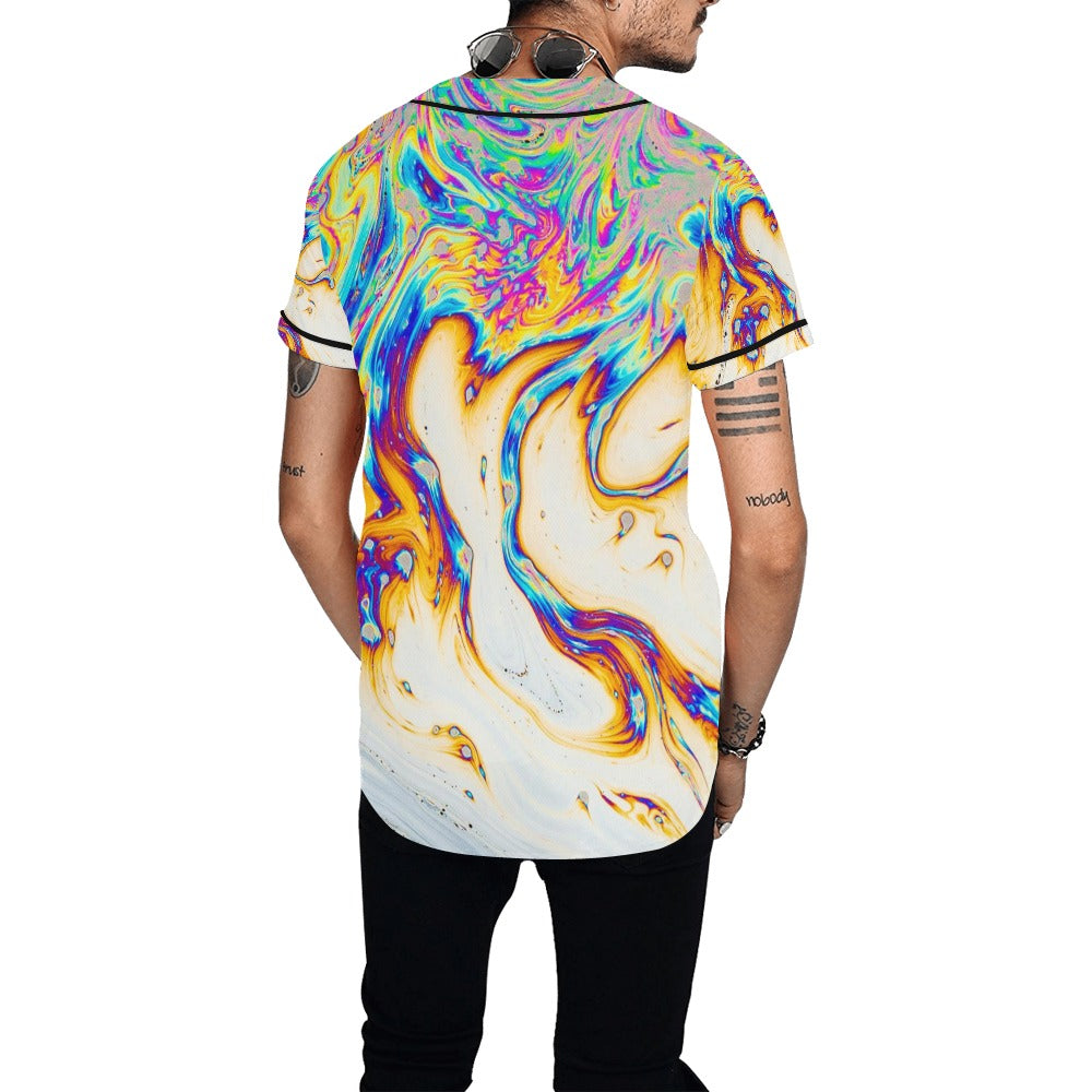 Mind Thinking Men's Baseball Jersey