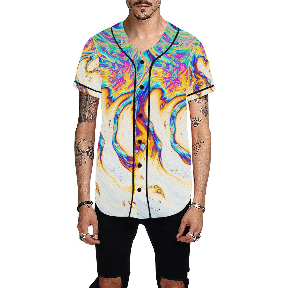 Mind Thinking Men's Baseball Jersey