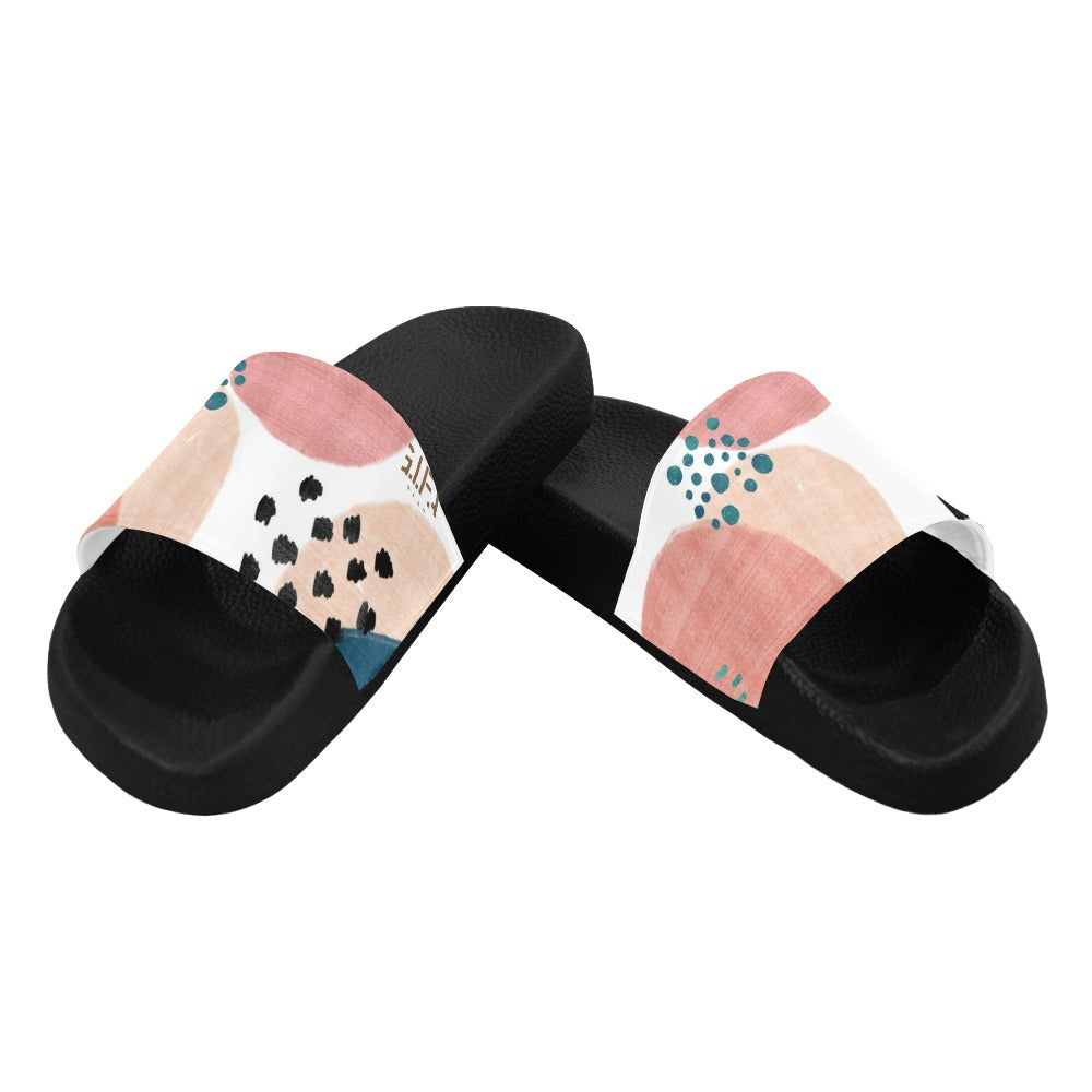 Shades of Dots Slide Sandals