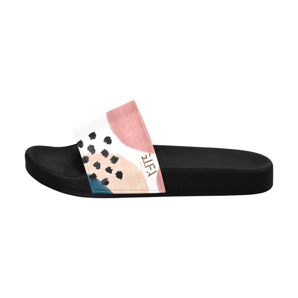 Shades of Dots Slide Sandals