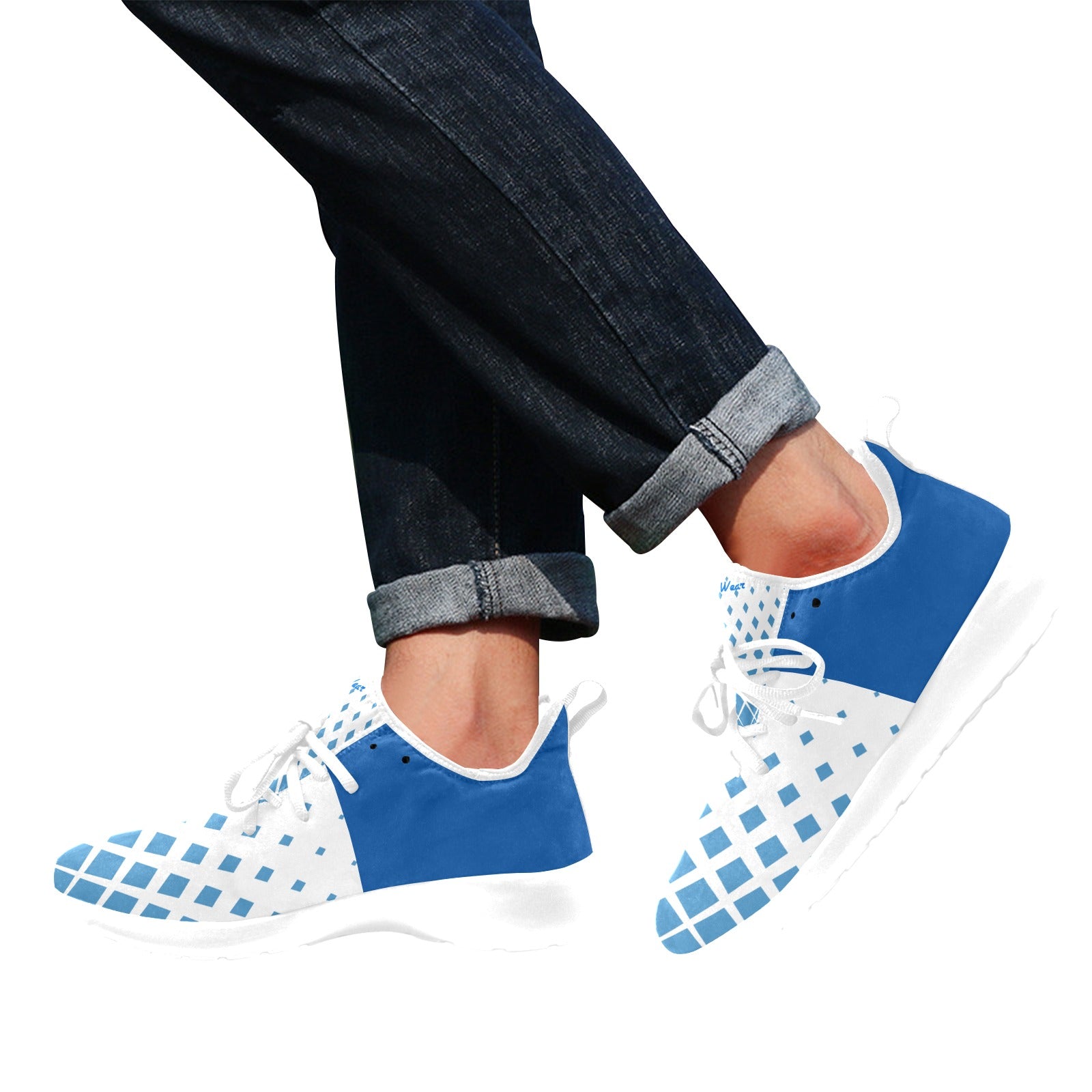Rocking Blue Men's Slip-On Sneakers