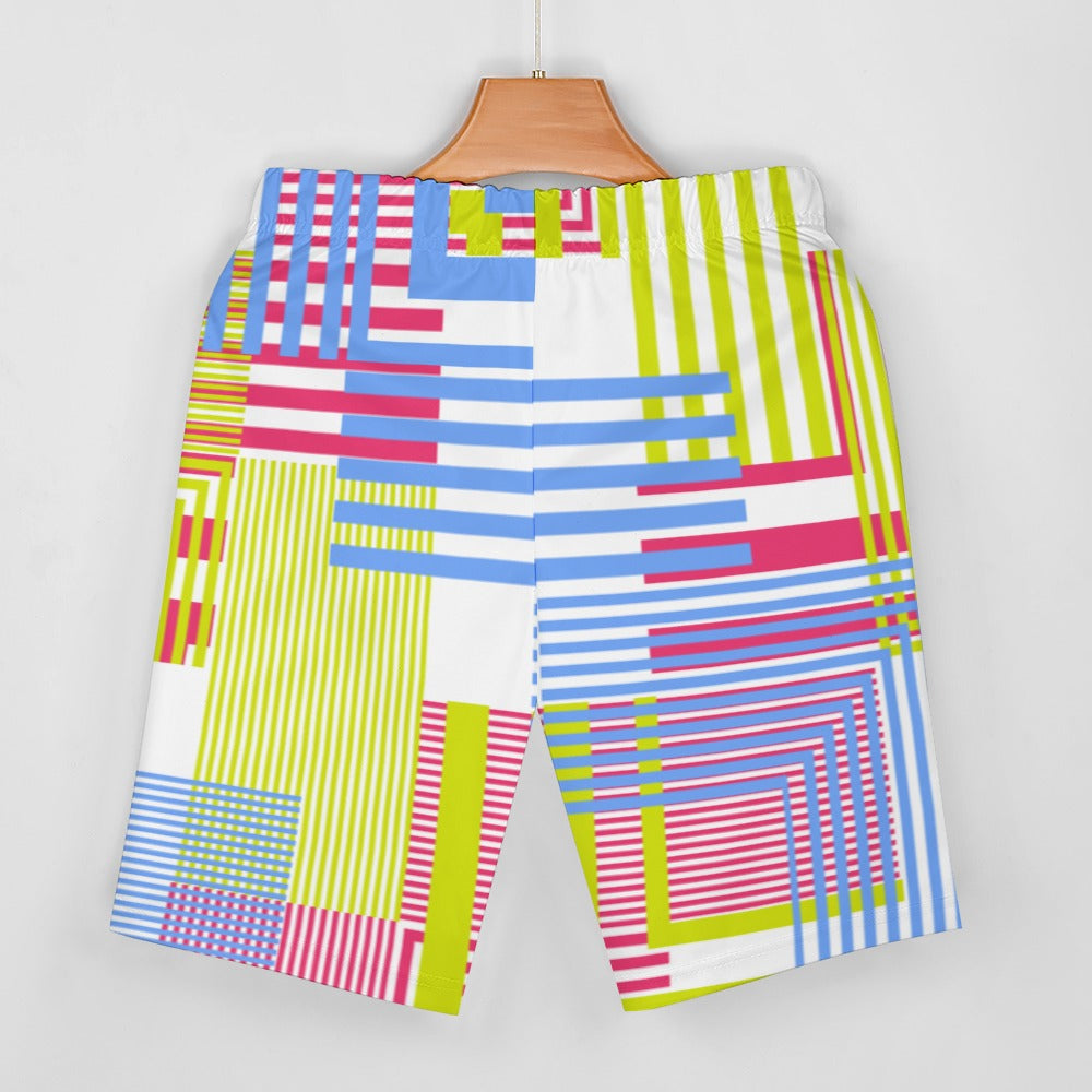 Line by Line V-Neck Two Piece Set